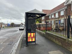Getting the bus from the Resource Centre in Lynemouth back to East Sleekburn